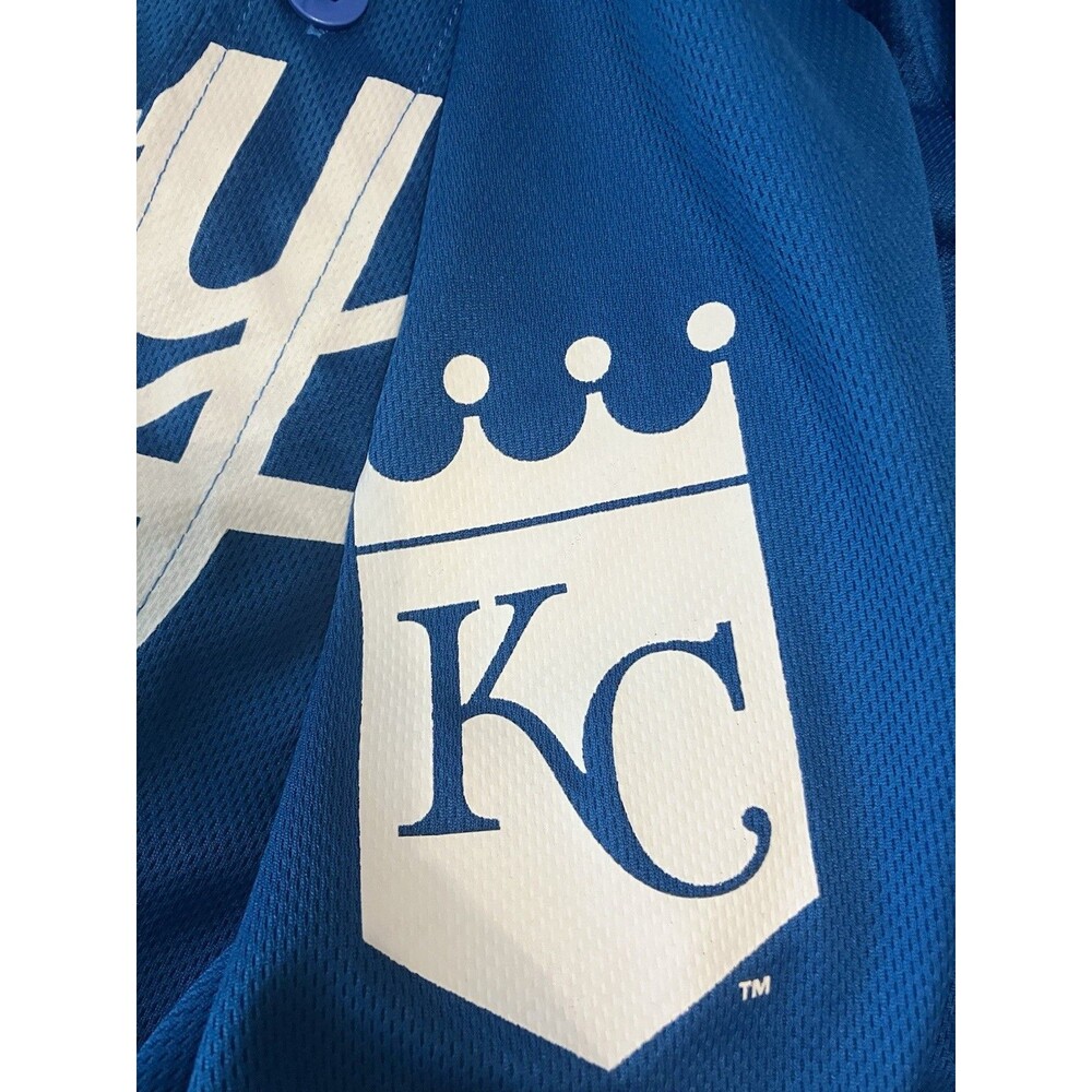 Men’s Size M Kansas City Royals SGA UMKC Kangaroos Blue Jersey Rare - Picture 3 of 5